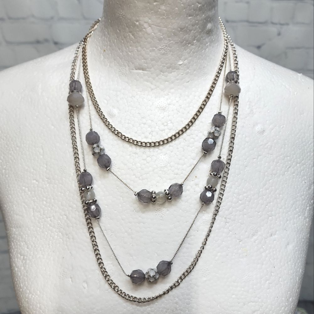 NY & Co multilayer bead necklace